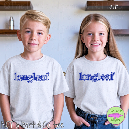 Longleaf Legacy Outline - The Classic Series - Custom School & Mascot Spirit Wear Apparel 0626 TPA
