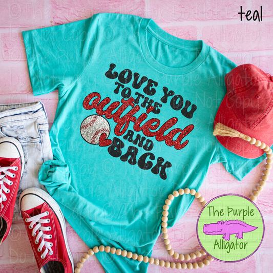Love You to the Outfield Faux Sparkle 0125 (d2f HMD)