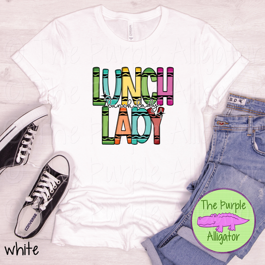 Lunch Lady Crayons (d2f DDD)