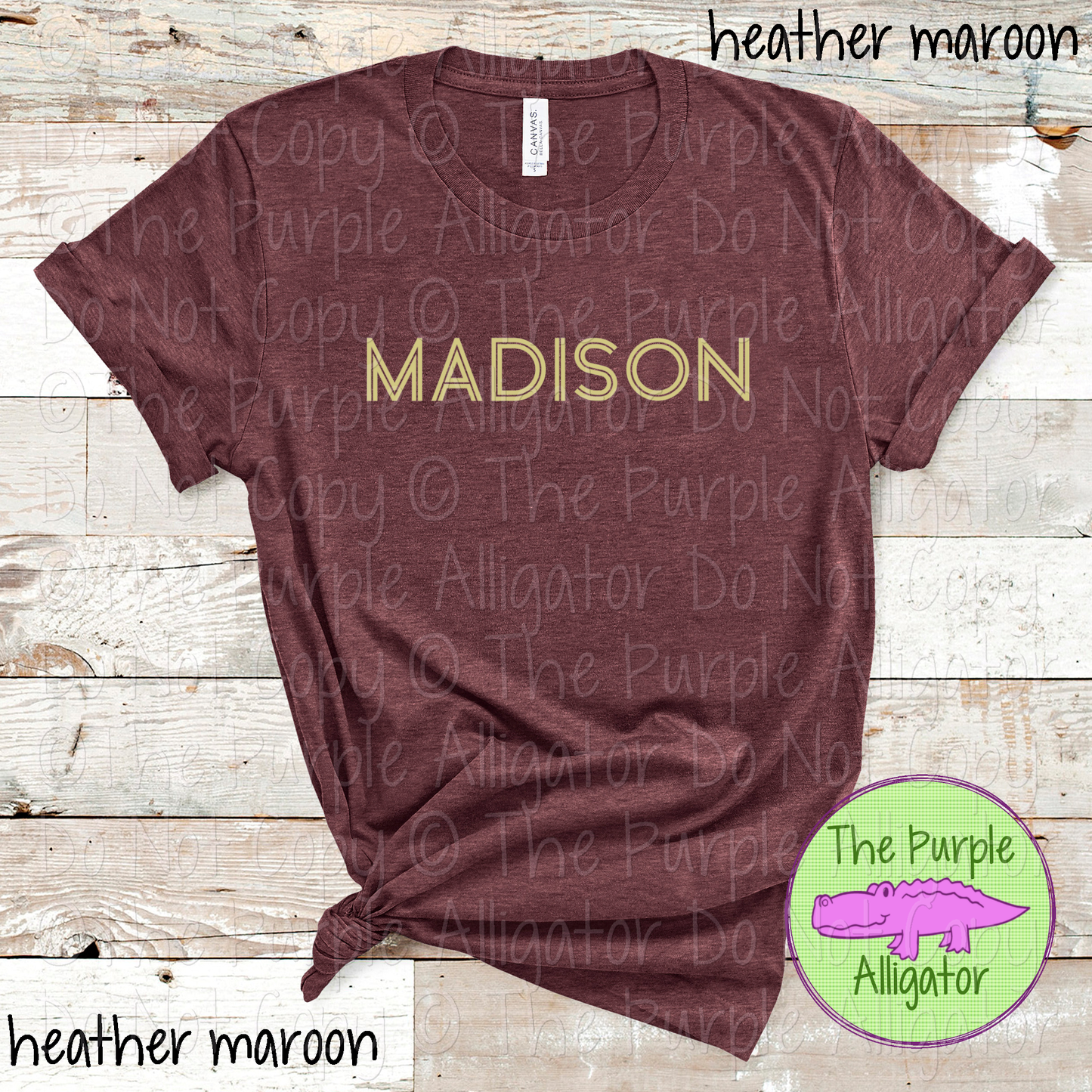 Madison Dualline Classic – The Retro Line Series Vintage Double Line Lettering Custom Spirit Wear 0426 TPA