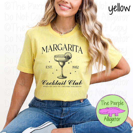 Margarita Cocktail Club - CHOOSE YOUR DESIGN COLOR - 0424 (d2f LC)