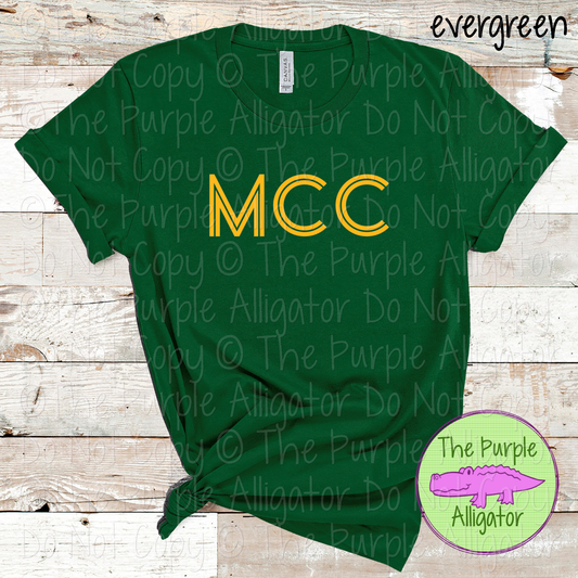 MCC Dualline Classic – The Retro Line Series Vintage Double Line Lettering Custom Spirit Wear 0426 TPA