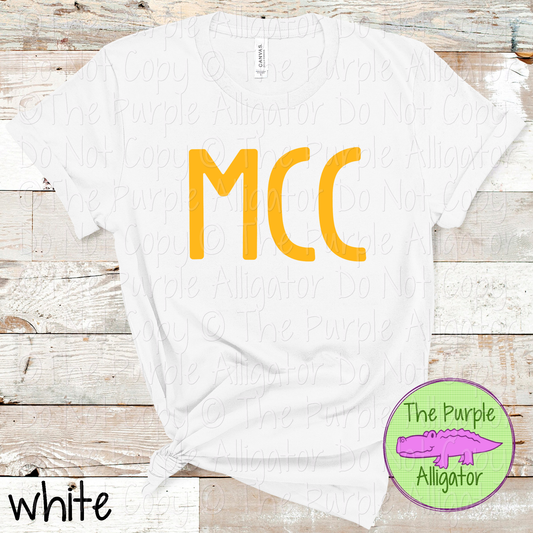MCC Happy Bro | Fun & Playful School Spirit Wear for Teachers, Students & Fans – CHOOSE YOUR DESIGN COLORS - 0825 (d2f TPA)