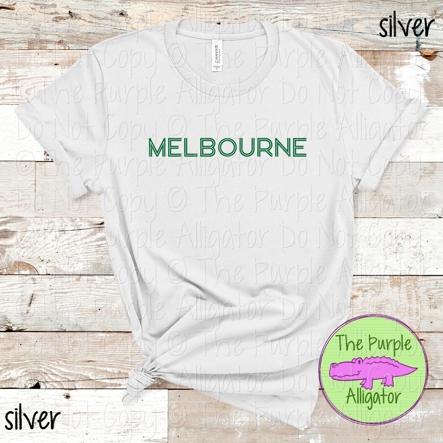 Melbourne Dualline Classic – The Retro Line Series Vintage Double Line Lettering Custom Spirit Wear 0426 TPA