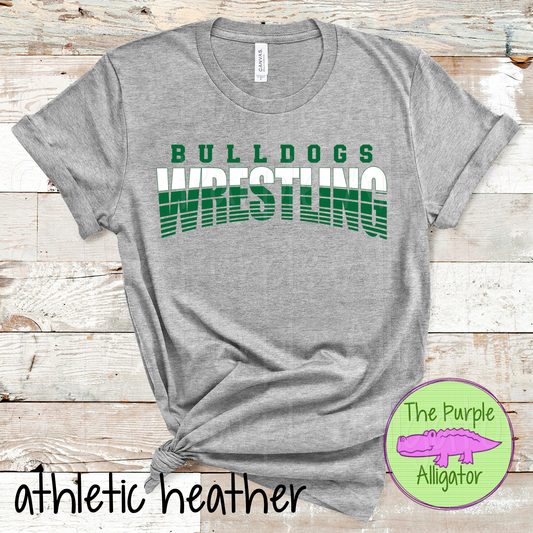 Bulldogs Wrestling SC2 Mascot School Spirit - CHOOSE YOUR DESIGN COLOR (d2f TPA)
