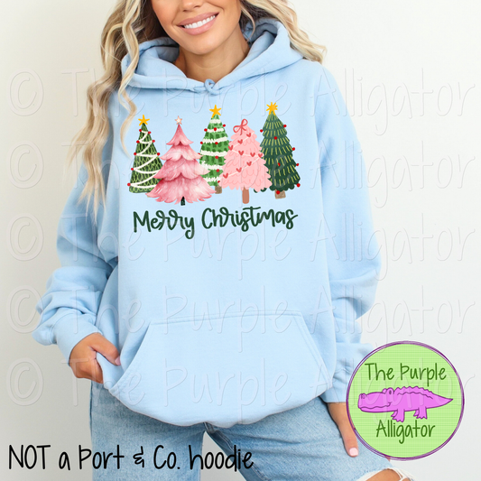 Merry Christmas Pink Trees 0924 (d2f TRA)