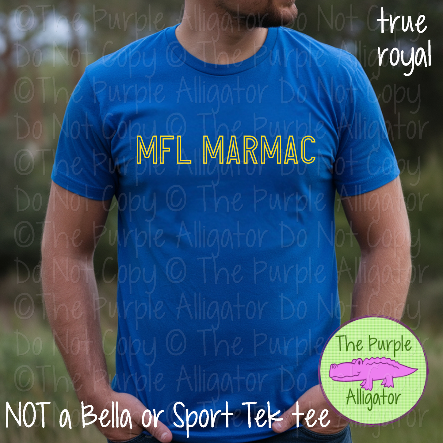 MFL MarMac Iron Line - The Outline Series | Outline Spirit Wear Shirt - Bold Modern Block Design 0226 TPA