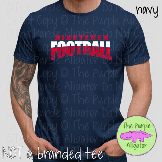 Minutemen Football 41 - Vintage Arch Custom Football Spirit Wear Mascot Apparel 0626 TPA