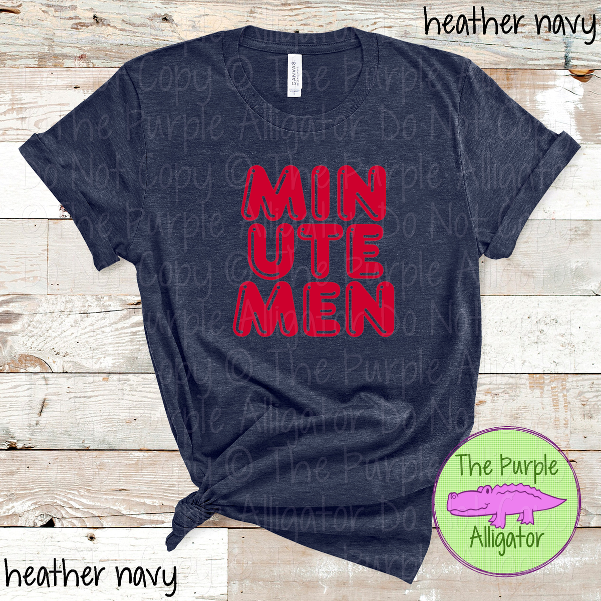 Minutemen Bubble Roundabout – Custom Spirit Wear Mascot Apparel 0424 TPA
