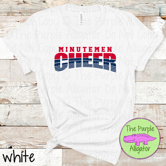 Minutemen Cheer 39 - Vintage Arch Custom Cheer Spirit Wear Mascot Apparel 0626 TPA