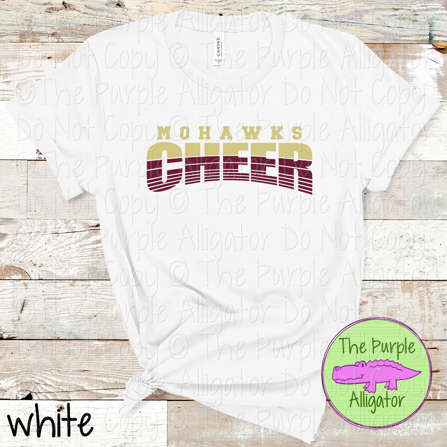 Mohawks Cheer 39 - Vintage Arch Custom Cheer Spirit Wear Mascot Apparel 0626 TPA