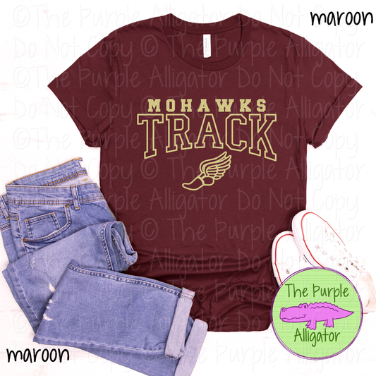 Mohawks Track 9 - Custom Track Team Spirit Wear Mascot Apparel 0724 TPA
