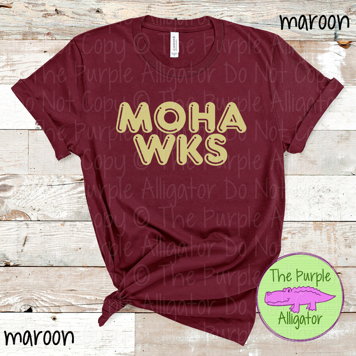 Mohawks Bubble Roundabout – Custom Spirit Wear Mascot Apparel 0424 TPA