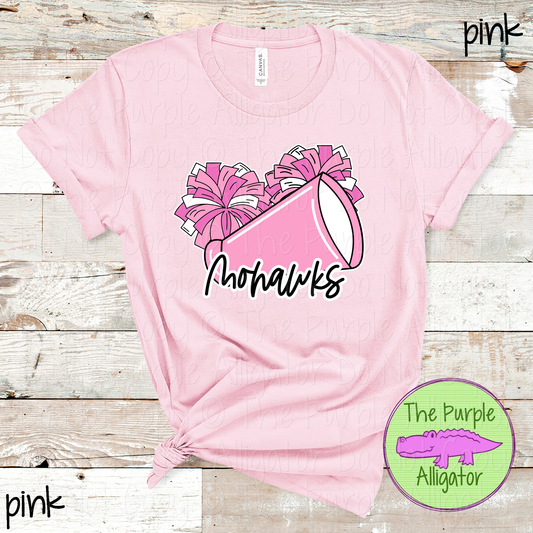 Mohawks Spirit Shout Pink Out – Breast Cancer Awareness Cheer Spirit Wear 0926 TPA