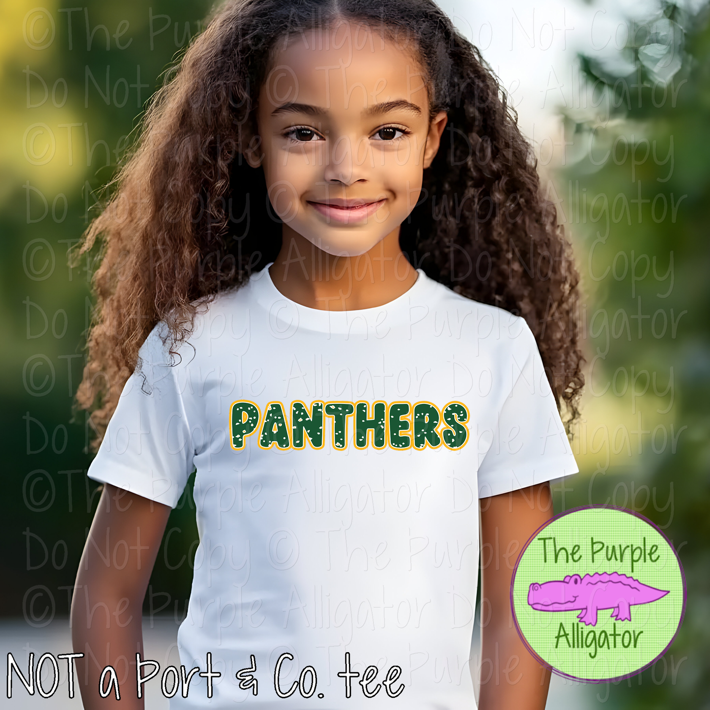 Panthers Mascot Speckles – Custom Elementary School Spirit Wear Mascot Apparel 0726 TPA