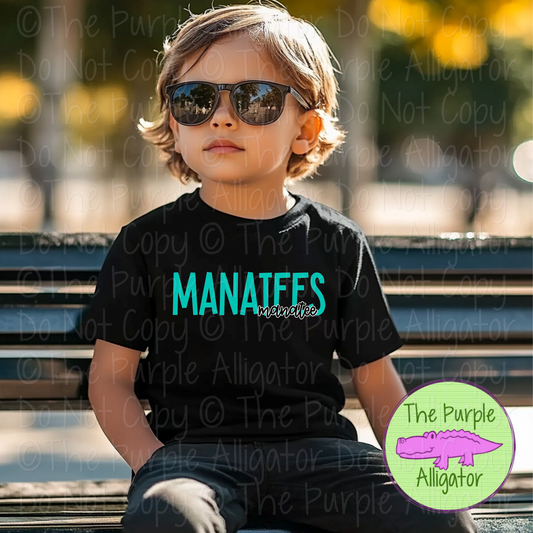 Manatee Manatees Mascot Spotlight – Custom School Spirit Wear Mascot Apparel 0726 TPA