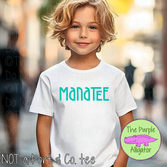 Manatee Happy Bro - Custom Spirit Wear School & Mascot Apparel 0825 TPA