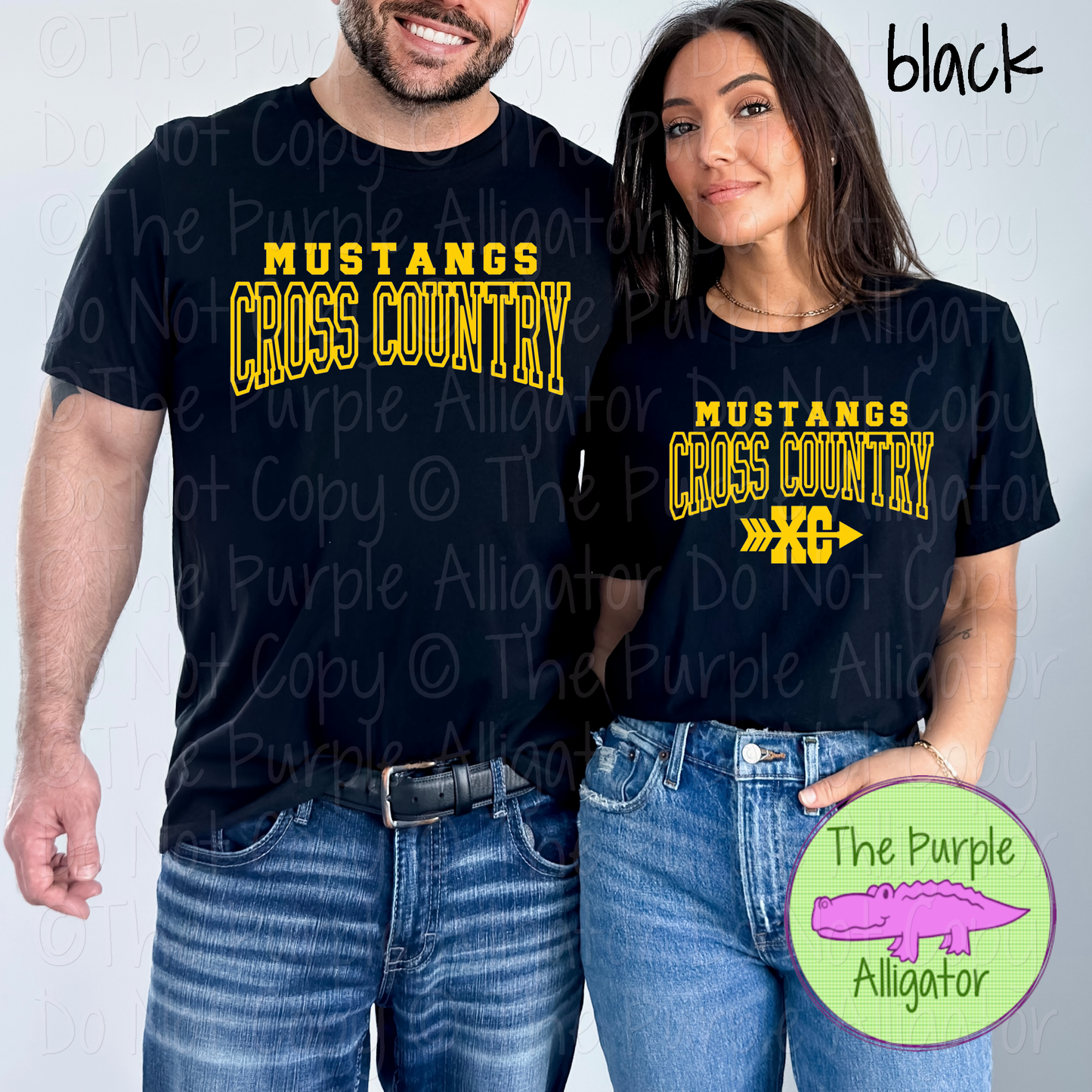 Mustangs Cross Country 1 - Custom Cross Country Spirit Wear Mascot Apparel 0626 TPA