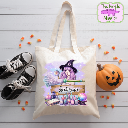 Mystical Witch Personalized Halloween Bag (d2f RTD)