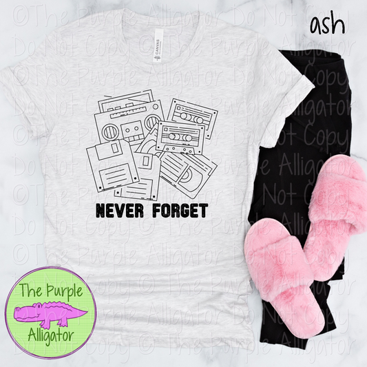 Never Forget | Funny 80s Throwback Design 0625 (d2f HMD)