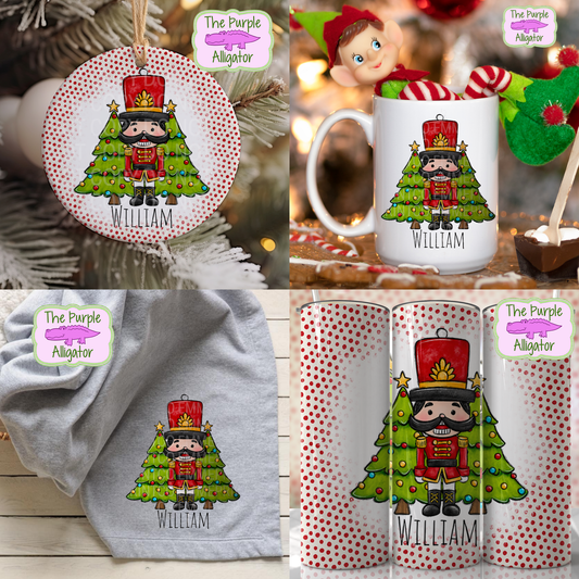 Personalized Christmas Bundle - Nutcracker - Regular Size