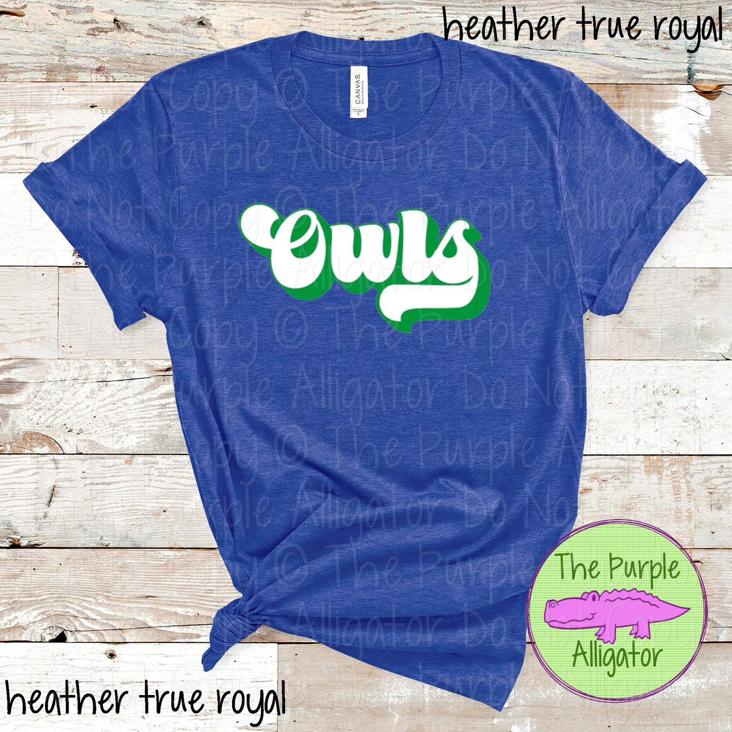 Owls Throwback – Custom School & Mascot Spirit Wear Apparel 0826 TPA