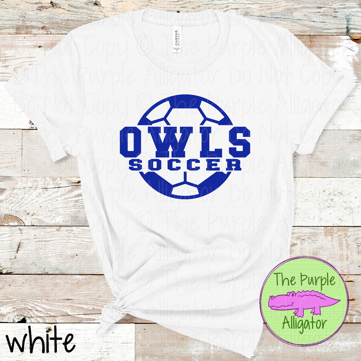 Owls Soccer 9 – Custom Soccer Ball Mascot Spirit Wear 1026 TPA