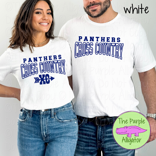 Panthers Cross Country 1 - Custom Cross Country Spirit Wear Mascot Apparel 0626 TPA