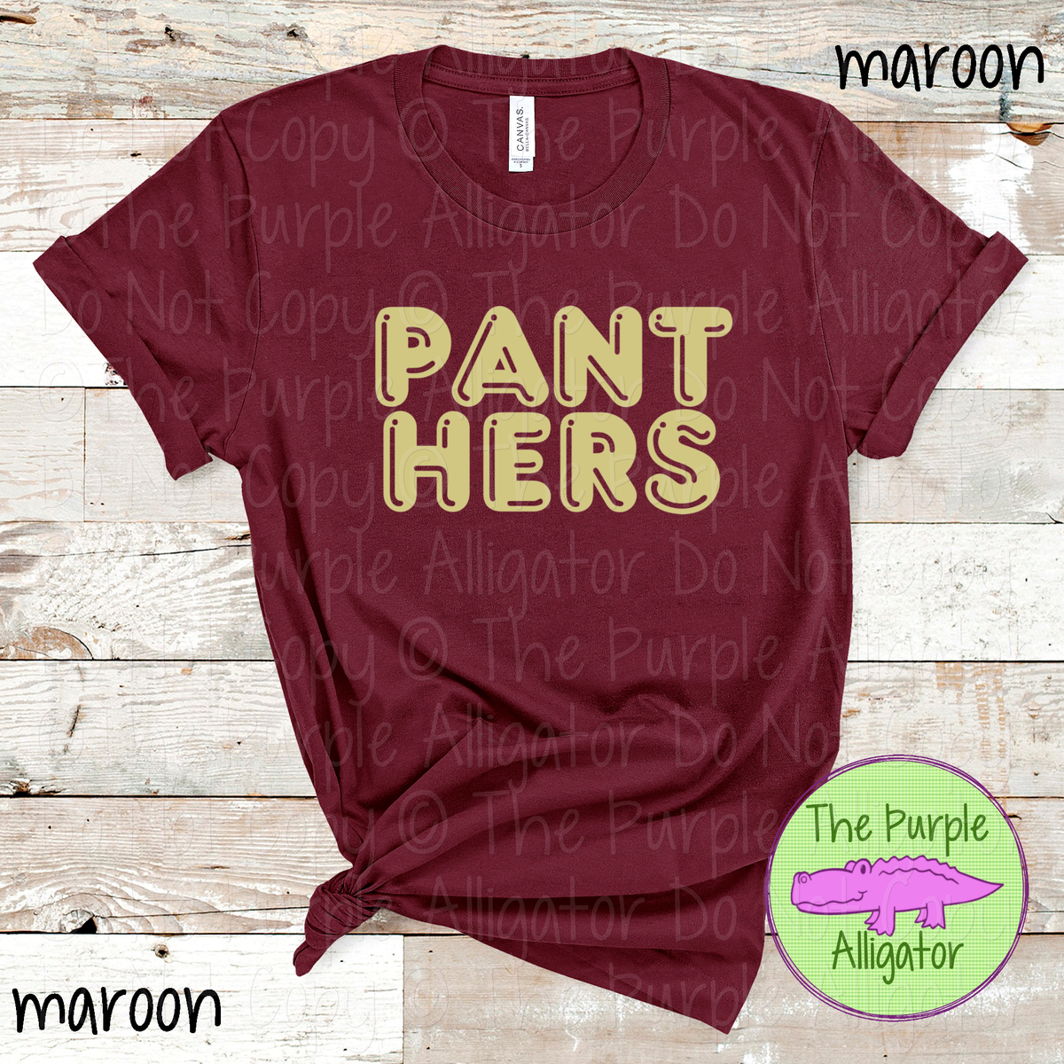 Panthers Bubble Roundabout – Custom Spirit Wear Mascot Apparel 0424 TPA