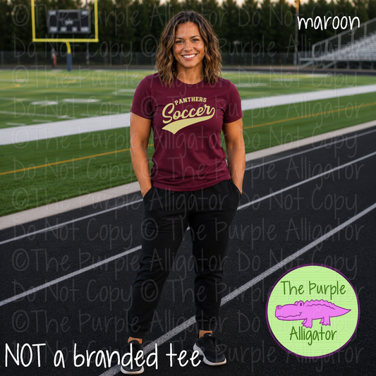 Panthers Soccer 39 – Classic Swash Custom Soccer Spirit Wear Mascot Apparel 1026 TPA