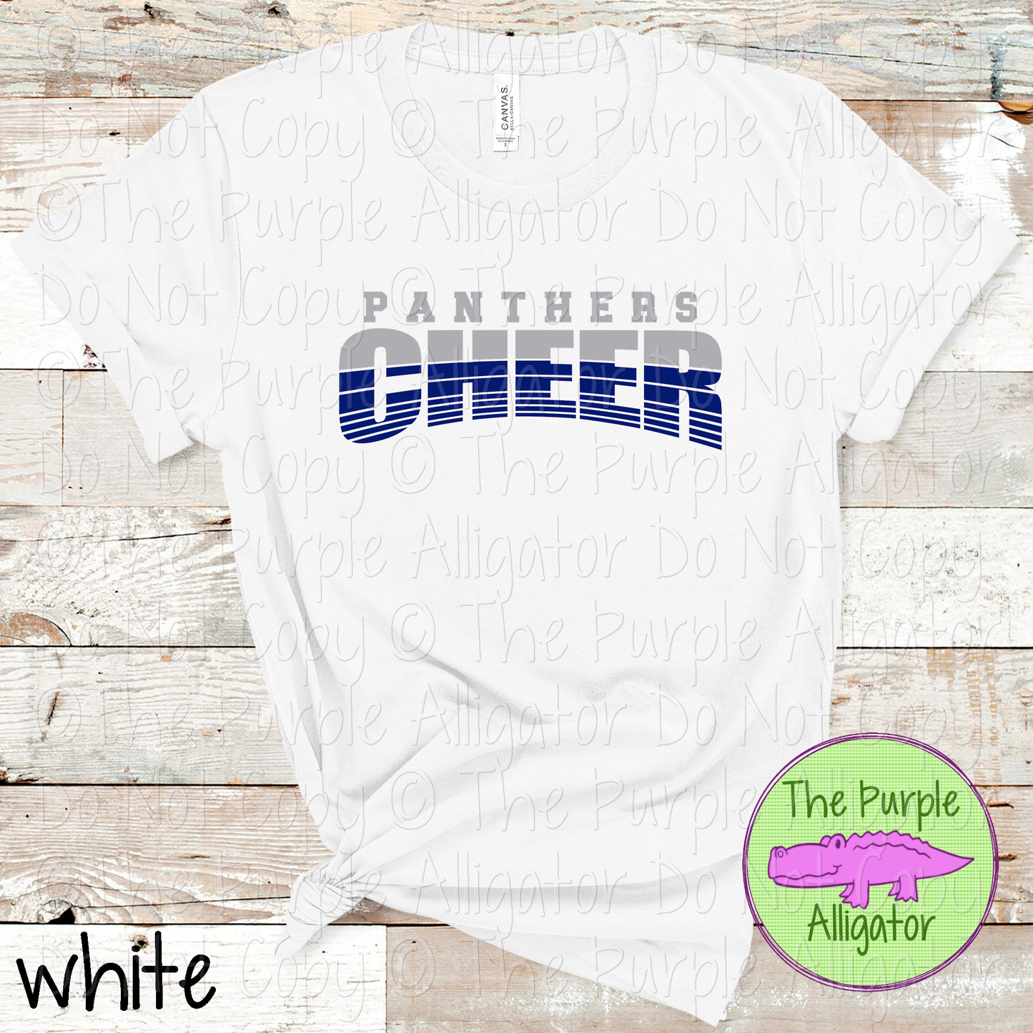 Panthers Cheer 39 - Vintage Arch Custom Cheer Spirit Wear Mascot Apparel 0626 TPA