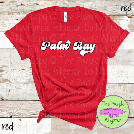 Palm Bay B-Retro | Custom Retro School Spirit Wear for Students, Staff & Fans - CHOOSE YOUR DESIGN COLORS 0725 (d2f TPA)
