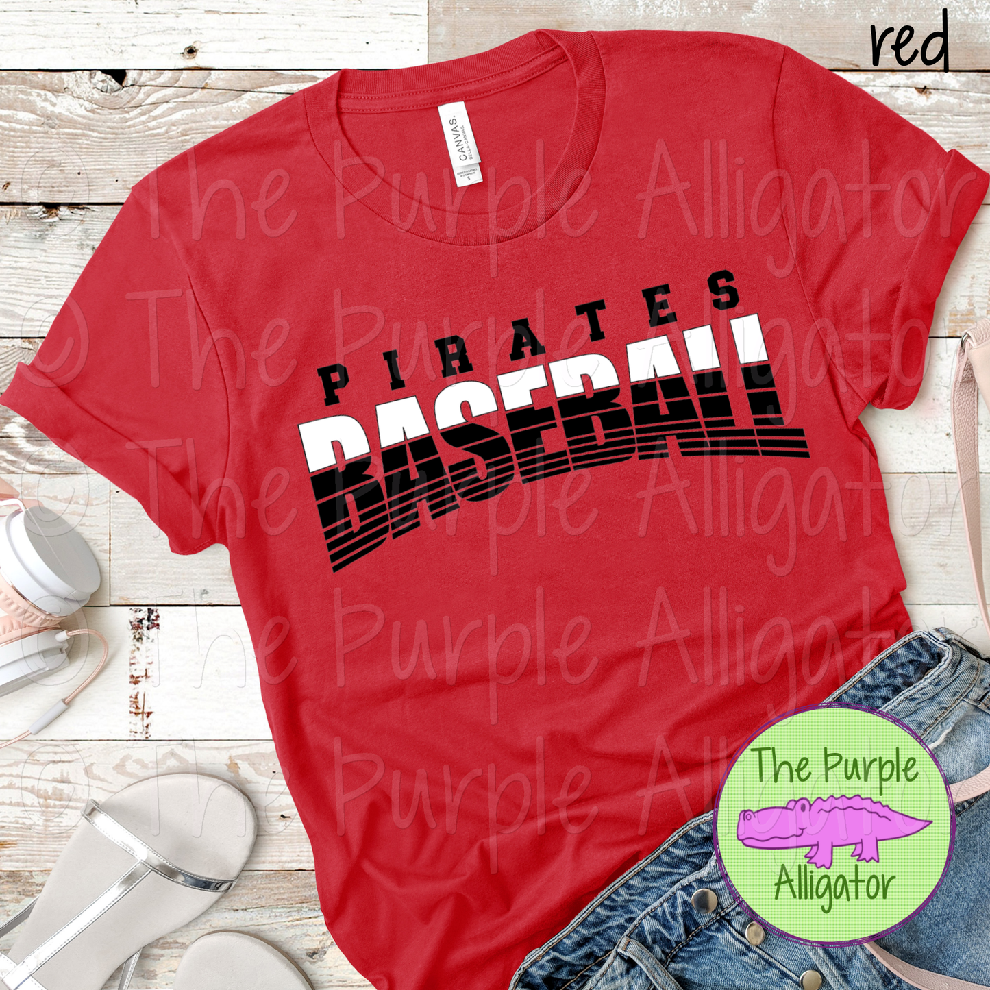 Pirates Baseball SC22 Mascot School Spirit - CHOOSE YOUR DESIGN COLORS (d2f TPA)