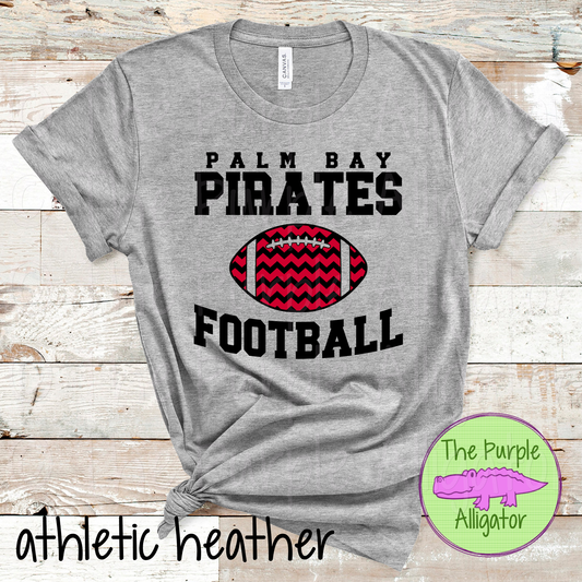 Palm Bay Pirates Football SC4 Mascot School Spirit - CHOOSE YOUR DESIGN COLORS (d2f TPA)