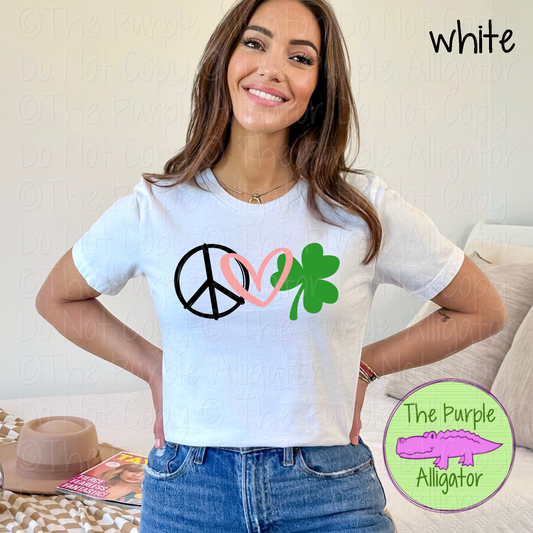 Peace Love Clover 0320 SCA