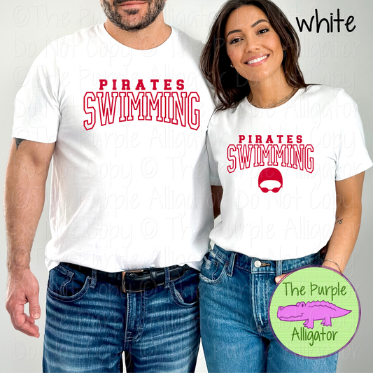 Pirates Swimming 2 - Custom Swim Spirit Wear Mascot Apparel 0626 TPA
