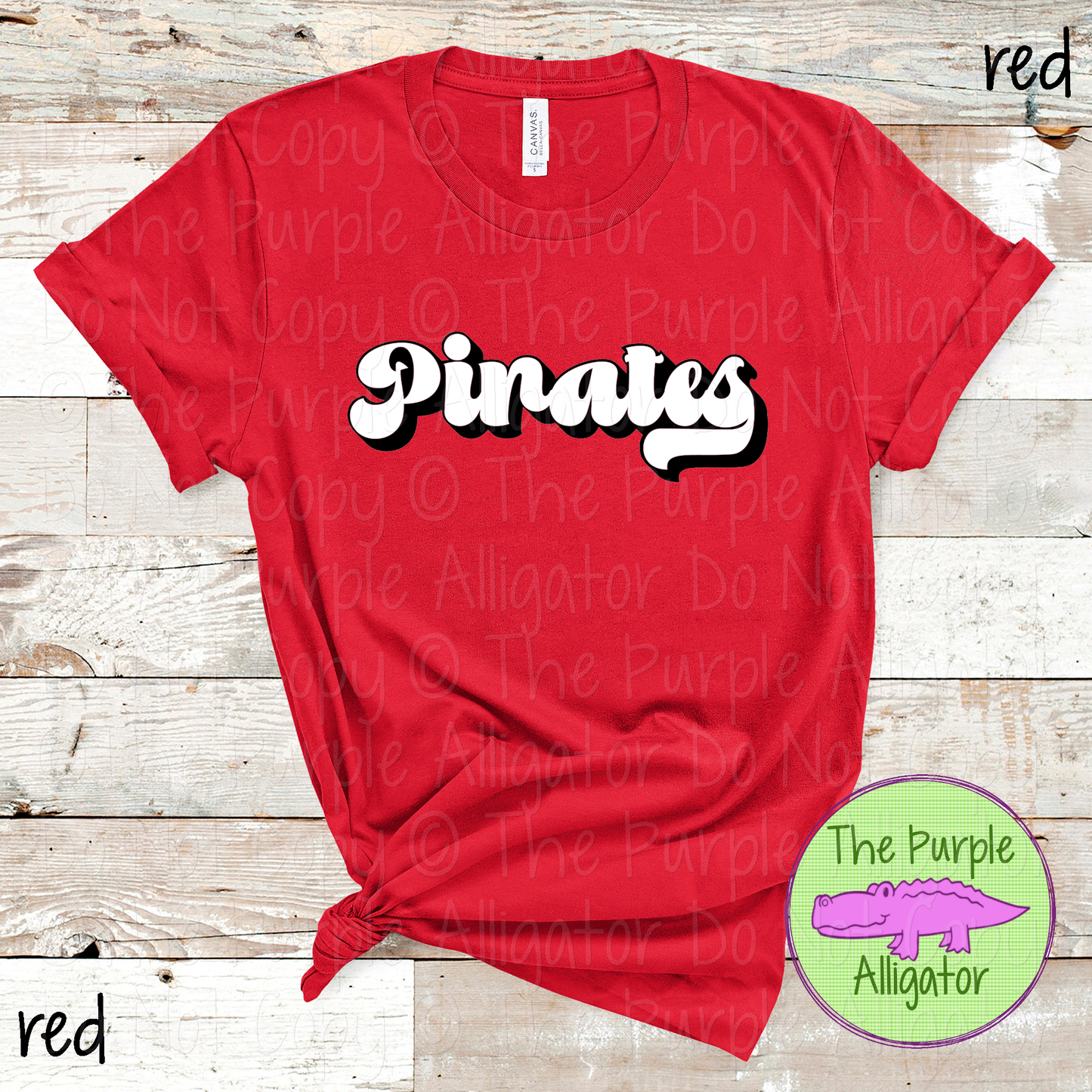 Pirates Throwback – Custom School & Mascot Spirit Wear Apparel 0826 TPA