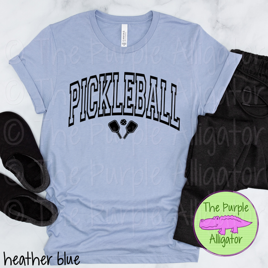 Pickleball Arched Black (d2f TPA)