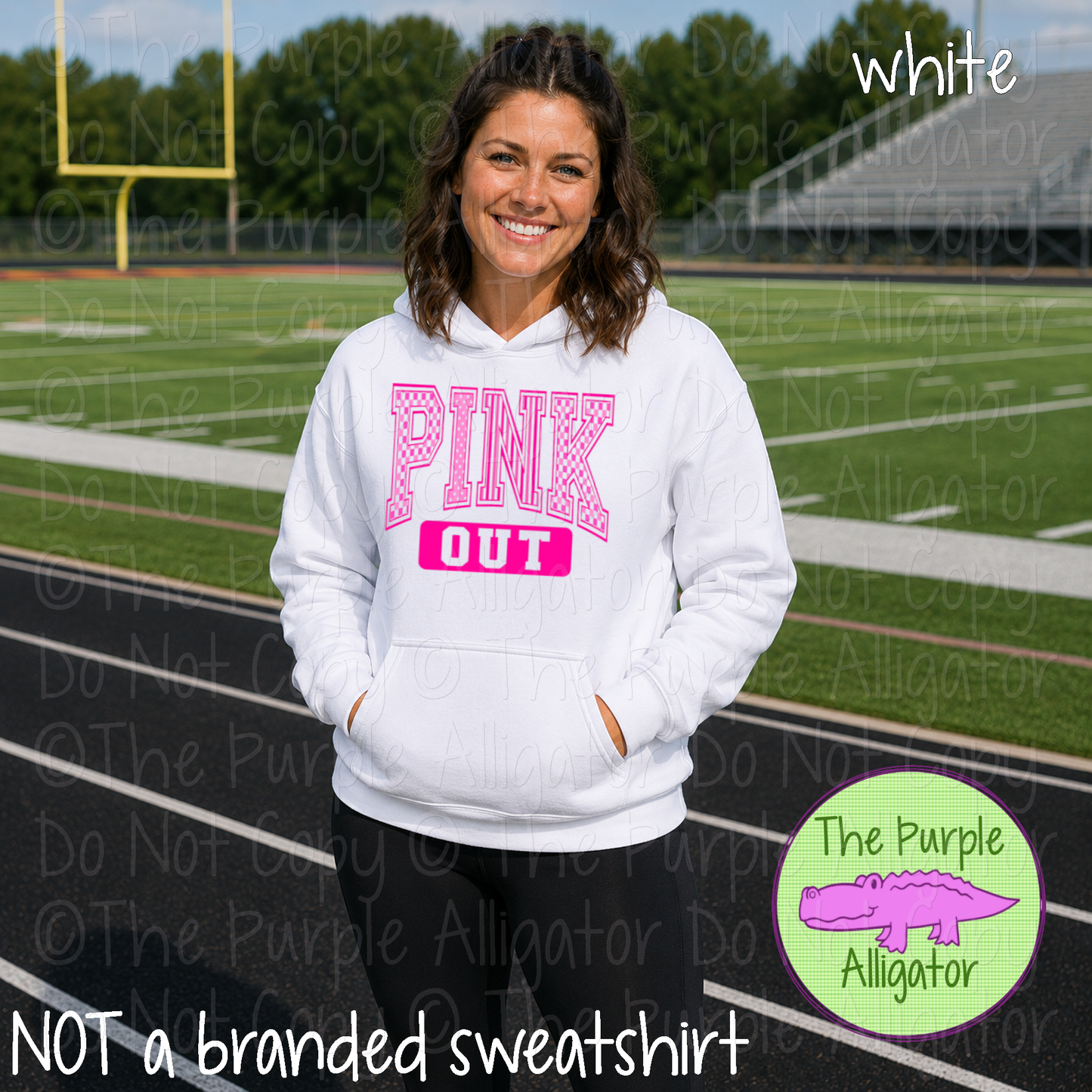 Pink Out Pattern Play – Breast Cancer Awareness Pink Out Spirit Wear 0826 HDS