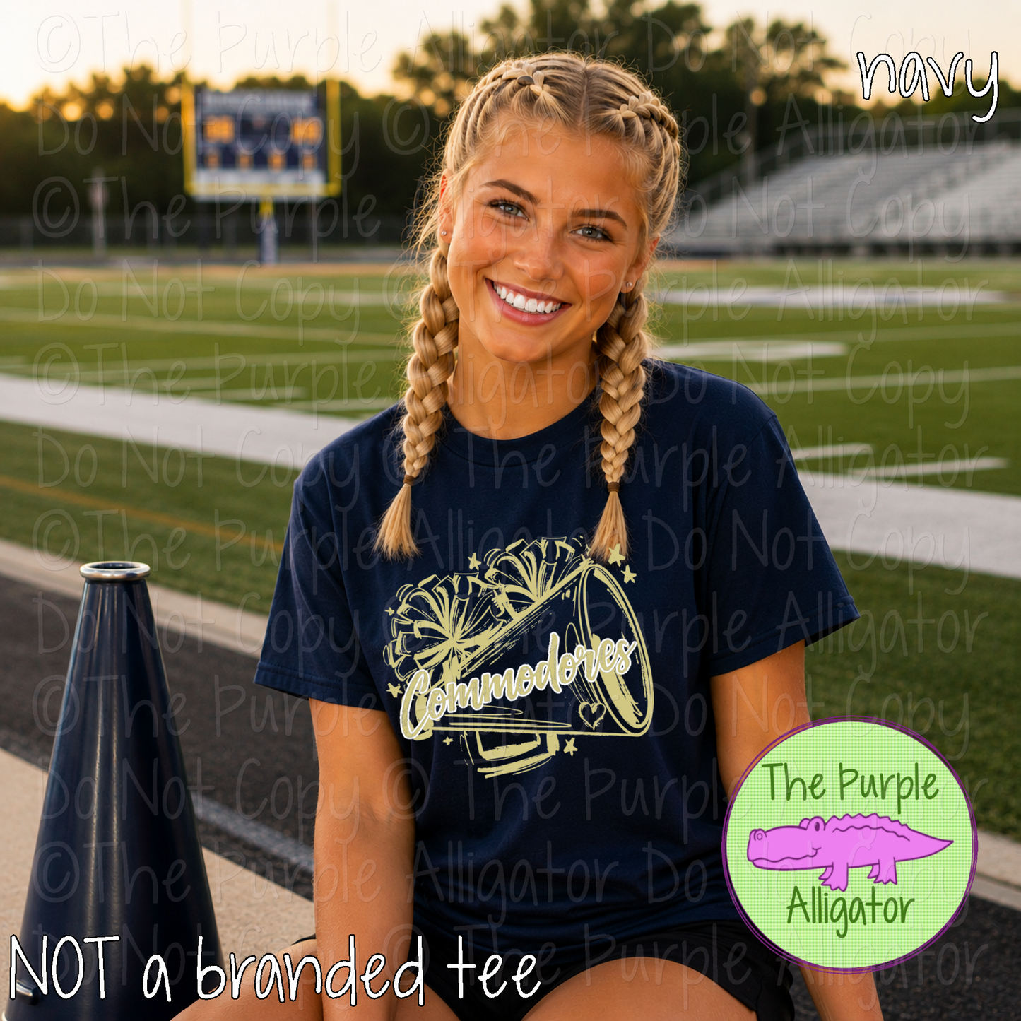 Commodores Pep Rally - Custom Spirit Wear Mascot Apparel 0826 TPA