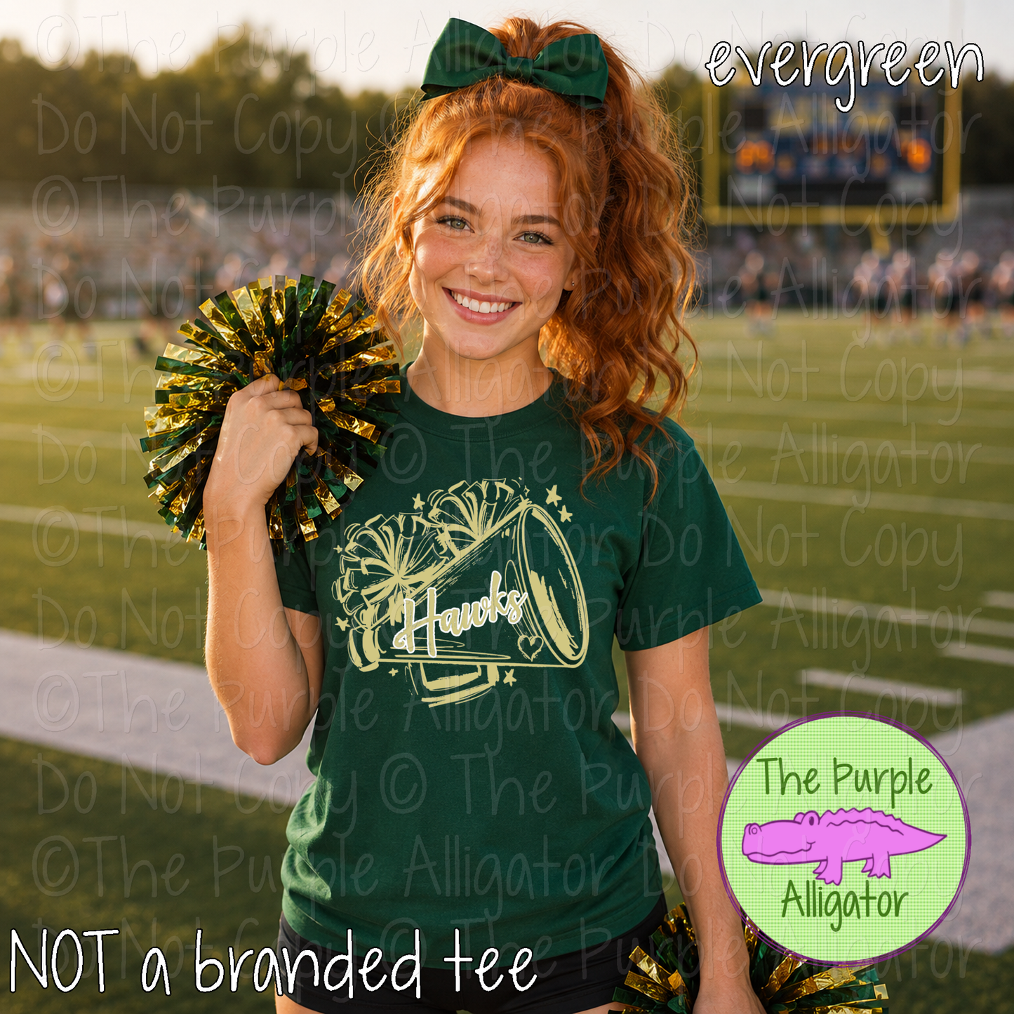 Hawks Pep Rally - Custom Spirit Wear Mascot Apparel 0826 TPA