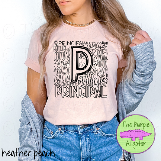 Principal Typography - CHOOSE YOUR DESIGN COLOR (d2f TPA)