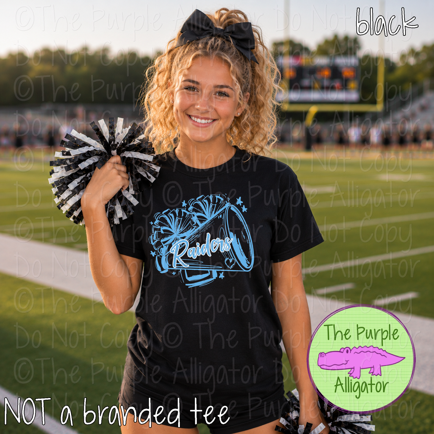 Raiders Pep Rally - Custom Spirit Wear Mascot Apparel 0826 TPA