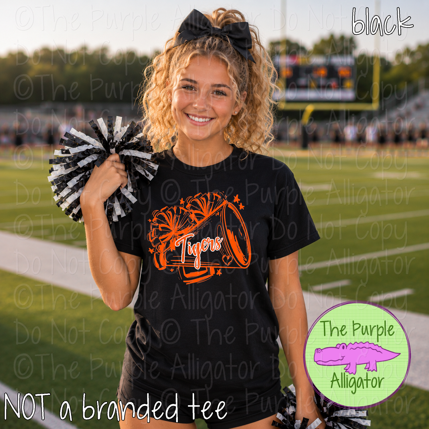 Tigers Pep Rally - Custom Spirit Wear Mascot Apparel 0826 TPA