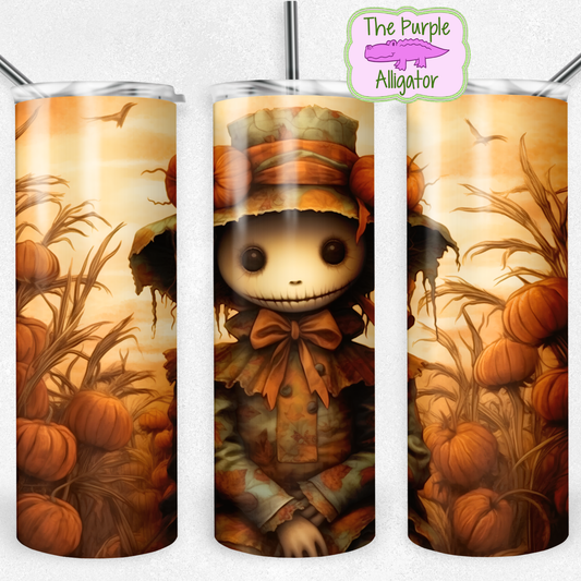 Pumpkin Hat Scarecrow (BT) 20oz Tumbler