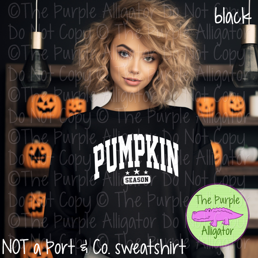 Pumpkin Season | Classic Varsity Arch Tee for Crisp Fall Days 0625 (D2F TB)