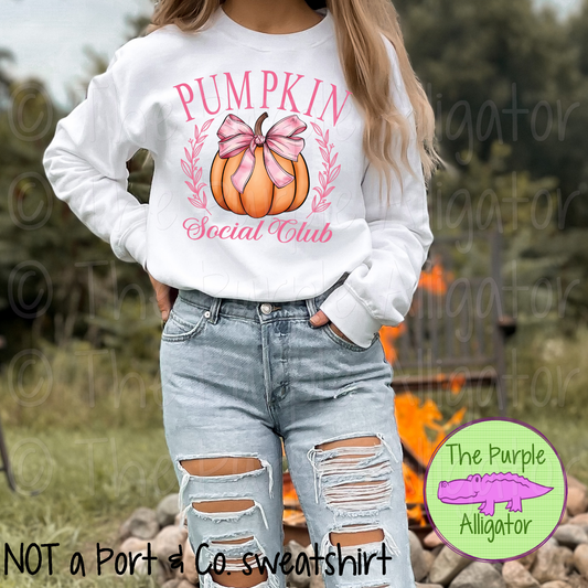 Pumpkin Social Club Pink Coquette Bow 0724 (d2f CF)