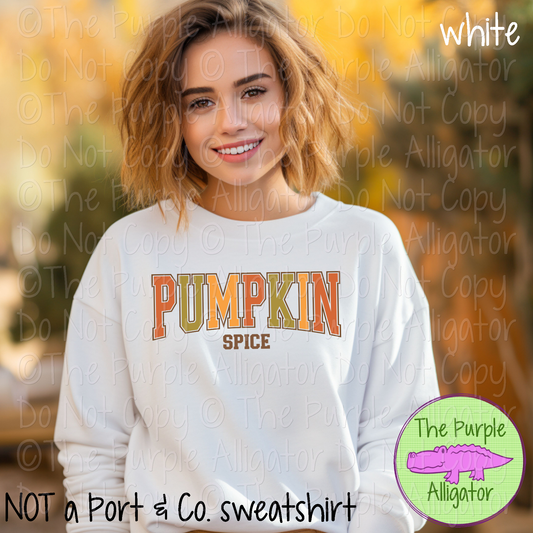 Pumpkin Spice Colorful Varsity 0624 (d2f TBADF)