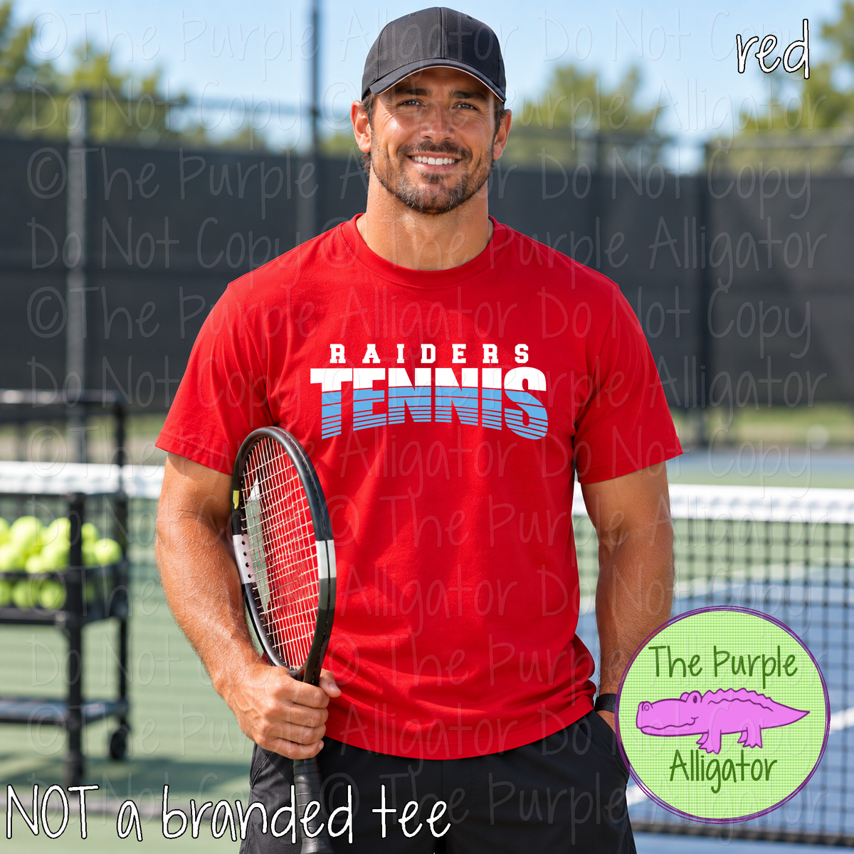 Raiders Tennis 4 - Vintage Arch Custom Tennis Spirit Wear Mascot Apparel 0724 TPA