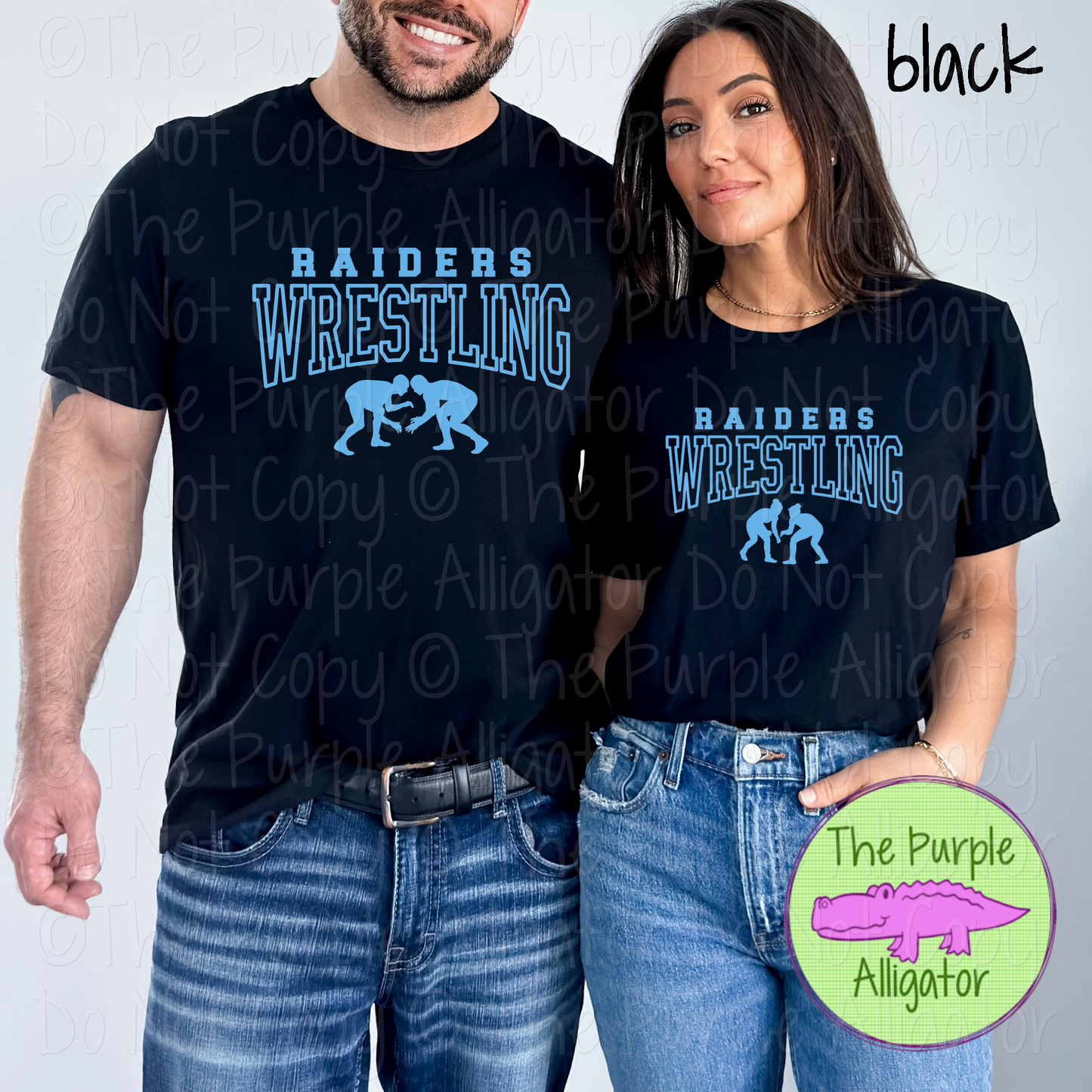 Raiders Wrestling 7 - Custom Wrestling Team Spirit Wear Mascot Apparel 0626